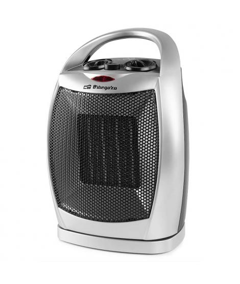 Orbegozo CR 5021 Calefactor Ceramico Oscilante - Potencia 1500W - Termostato Ajustable - Funcion Ventilador - Proteccion Antivue