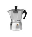 Orbegozo KF 300 Cafetera de Aluminio para 3 Tazas - Prepara Cafe Delicioso en Minutos en Cualquier Cocina - Mango Ergonomico y V