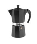 Orbegozo KFN 910 Cafetera de Aluminio Negra - Capacidad para 9 Tazas - para Cocinas a Gas - Electricas y Vitroceramica - Asa Erg