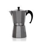 Orbegozo KFS 620 Cafetera de Aluminio Silver - Capacidad para Seis Tazas - Asa Ergonomica - Valvula de Seguridad - Ideal para Pr