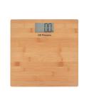 Orbegozo PB 2330 Bascula Electronica de Baño - Diseño de Madera de Bambu - Pantalla LCD con Luz - Activacion Tactil - Capacidad 