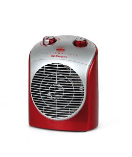 Orbegozo FH 5026 Calefactor Confort Rojo - Potencia de 2200W - Proteccion contra Sobrecalentamiento - Funcion de Oscilacion de 9