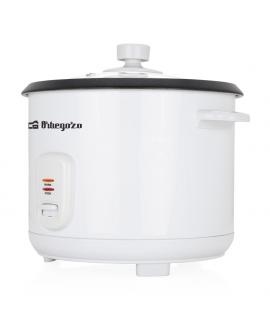 Orbegozo CO 3031 Cocedor de Arroz - Cocina Arroz sin Pegarse - Capacidad 1.8L - Vaporera Incluida - Apagado Automatico - Durabil