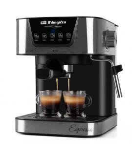 Orbegozo Cafetera Espresso EX 5200 - Orbegozo Presion de 20 Bar y 850W de Potencia - Panel de Control Tactil - Deposito de Agua 