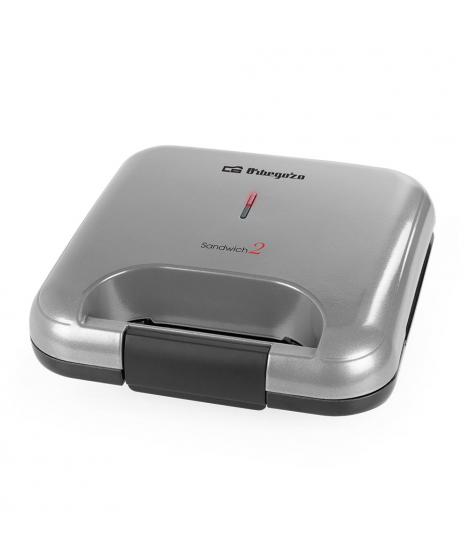 Orbegozo SW 4905 Sandwichera Tostadora Practica - Potencia 800W - Placas Antiadherentes - Facil Limpieza - Almacenamiento Vertic