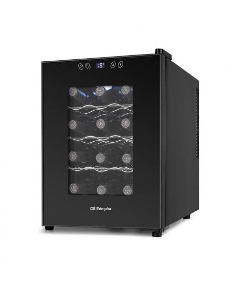 Orbegozo VT 1230 Vinoteca Compacta - Conserva y Disfruta del Vino en Casa - Capacidad para 12 Botellas - Control Electronico de 