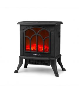 Orbegozo CM 9020 Chimenea Electrica Elegance - Efecto Fuego Real - Calefactor Ceramico - Termostato Regulable - Diseño Tradicion