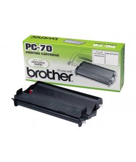 Brother PC70 Cartucho y Rollo de Transferencia Termica Original - 1 Rollo