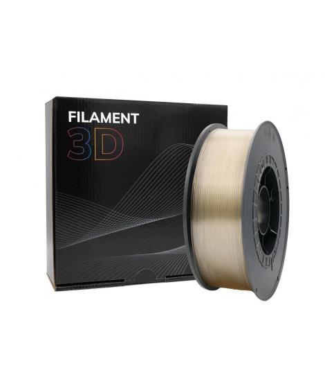 Filamento 3D PETG - Diametro 1.75mm - Bobina 1kg - Color Transparente