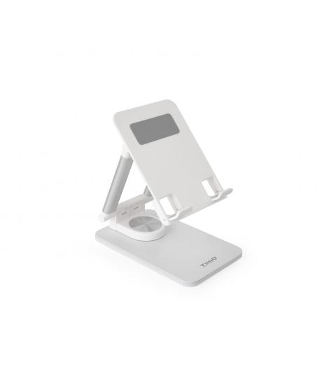 Tooq Soporte de Sobremesa Ajustable para Móvil o Tablet de hasta 12.9? - Color Blanco