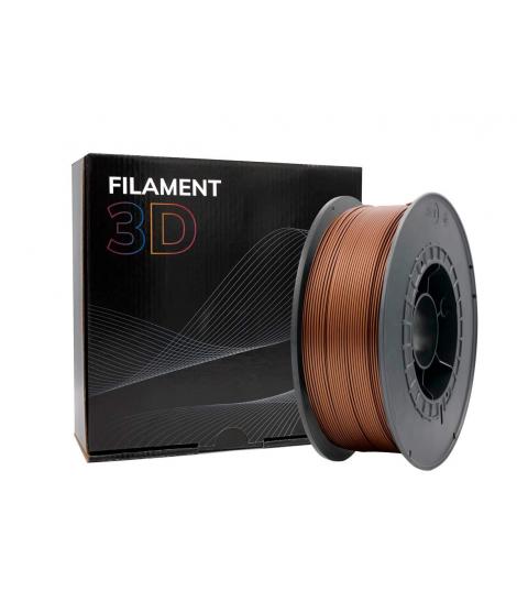 Filamento 3D PLA - Diametro 1.75mm - Bobina 1kg - Color Bronce