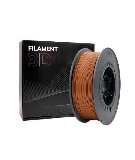 Filamento 3D PLA - Diametro 1.75mm - Bobina 1kg - Color Marron