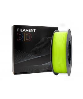 Filamento 3D PLA - Diametro 1.75mm - Bobina 1kg - Color Amarillo Fluorescente