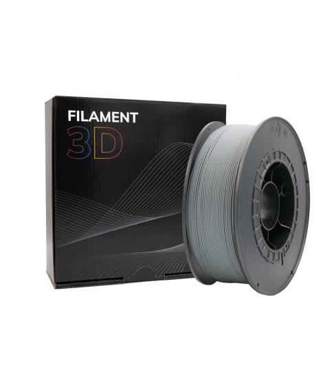 Filamento 3D PLA - Diametro 1.75mm - Bobina 1kg - Color Gris