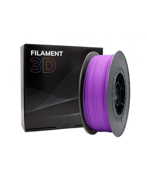 Filamento 3D PLA - Diametro 1.75mm - Bobina 1kg - Color Morado