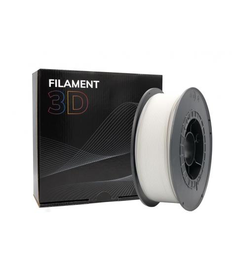 Filamento 3D PLA - Diametro 1.75mm - Bobina 1kg - Color Blanco