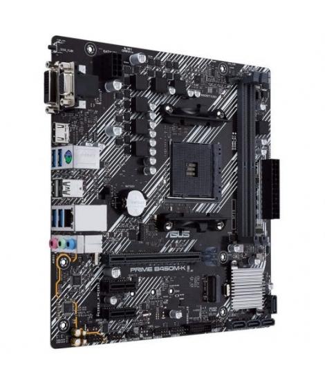 Asus Prime B450M-K II Placa Base AMD M.2, HDMI/DVI/D-Sub, SATA 6 Gbps, 1 Gb Ethernet, USB-A 3.2 Gen.1, BIOS FlashBack