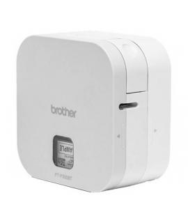 Brother PT-P300BT Cube Rotuladora Electronica Portatil Bluetooth - Resolucion 180ppp - Velocidad 20mms - Color Blanco