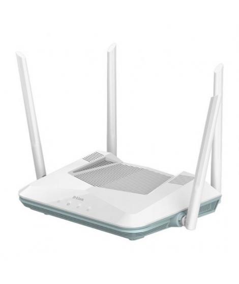 D-Link Eagle Pro AI AX3200 WiFi 6 Smart Router Doble Banda - Hasta 2402Mbps - 4 Puertos LAN 10/100/1000 Mbps y 1 Puerto LAN 10/1