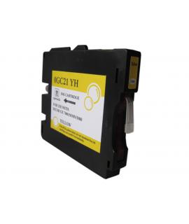 Ricoh GC21Y Amarillo Cartucho de Tinta Pigmentada Generico - Reemplaza 405535/405539