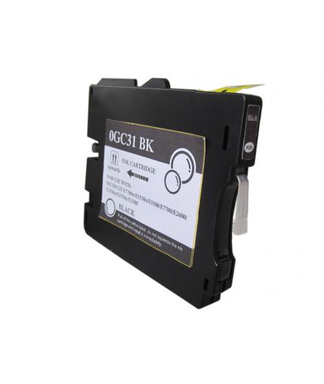 Ricoh GC31K Negro Cartucho de Tinta Pigmentada Generico - Reemplaza 405688405701