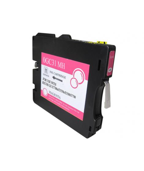 Ricoh GC31M Magenta Cartucho de Tinta Pigmentada Generico - Reemplaza 405690/405703