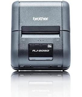 Brother RJ-2050 Impresora Termica Portatil de Tickets WiFi USB Bluetooth MFI - Resolucion 203ppp - Velocidad 152mms - Color