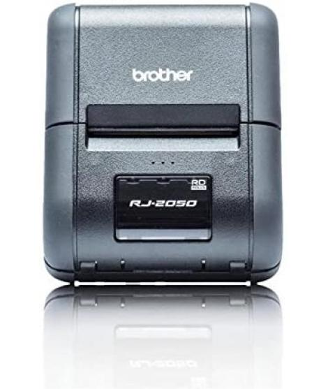 Brother RJ-2050 Impresora Termica Portatil de Tickets WiFi USB Bluetooth MFI - Resolucion 203ppp - Velocidad 152mms - Color Gris