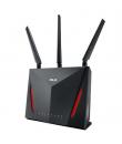 Asus RT-AC86U Router Gaming AC2900 Compatible AiMesh Dual Band - Hasta 2167Mbps - 4 Puertos RJ45 LAN, 1 Puerto RJ45 WAN - 3 Ante