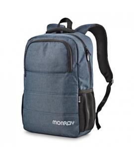 NGS Sacks Charter Mochila para Portatil hasta 15.6" - Suave Acolchado Interno - Bolsillo Central y Laterales - Tirantes Acolchad