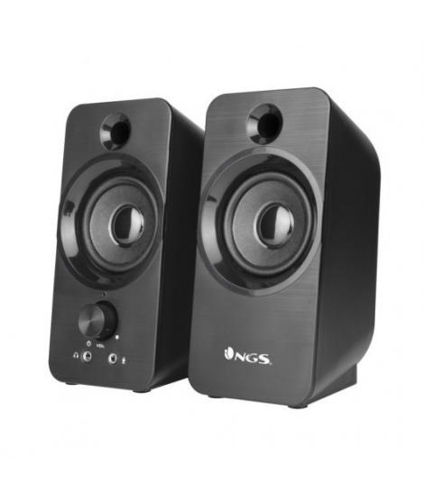 NGS Altavoces Multimedia USB 2.0 12W - Conexion Jack 3.5mm - Controles en Altavoz