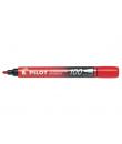Pilot Rotulador Permanente 100 - Punta Fina de Bala 4,5mm - Trazo 1mm - Color Rojo