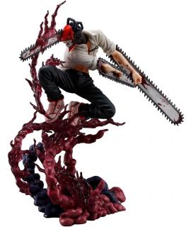 Tamashii Nations Figuarts Zero Chainsaw Man Chainsaw Man modo Batalla contra Bat Devil - Figura de Coleccion - Altura 21cm aprox