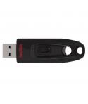 Sandisk Cruzer Ultra Memoria USB 3.0 64GB - Hasta 80MB/s de Transferencia - Color Negro (Pendrive)