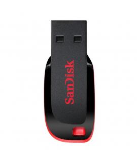 Sandisk Cruzer Blade Memoria USB 2.0 32GB - Ultra Compacta - Color Negro/Rojo (Pendrive)