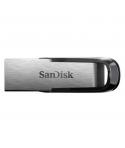 Sandisk Ultra Flair Memoria USB 3.0 128GB - Sin Tapa - Color Acero/Negro (Pendrive)