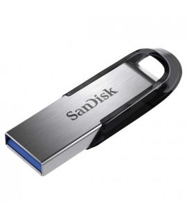 Sandisk Ultra Flair Memoria USB 3.0 256GB - Hasta 150MB/s de Transferencia - Diseño Metalico - Color Acero/Negro (Pendrive)