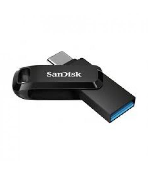 Sandisk Ultra Dual Drive Go Memoria USB-C y USB-A 64GB - Hasta 150MBs de Lectura - Color Negro (Pendrive)