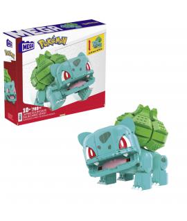 Mattel Mega Construx Wonder Builders Pokemon Bulbasaur Jumbo - Figura de Construccion - Tamaño 17cm aprox. - 789 Piezas