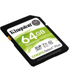 Kingston Tarjeta SDXC 64GB UHS-I Clase 10 100MB/s Canvas Select Plus