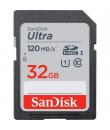 Sandisk Ultra Tarjeta SDHC 32GB UHS-I Clase 10 120MBs