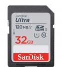 Sandisk Ultra Tarjeta SDHC 32GB UHS-I Clase 10 120MB/s