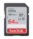 Sandisk Ultra Tarjeta SDXC 64GB UHS-I Clase 10 120MB/s