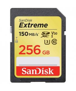 Sandisk Extreme Tarjeta SDXC 256GB UHS-I V30 U3 Clase 10 150MBs
