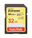 Sandisk Extreme Tarjeta SDHC 32GB UHS-I V30 Clase 10 90MBs