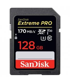 Sandisk Extreme Pro Tarjeta SDHC 128GB UHS-I V30 Clase 10 170MB/s