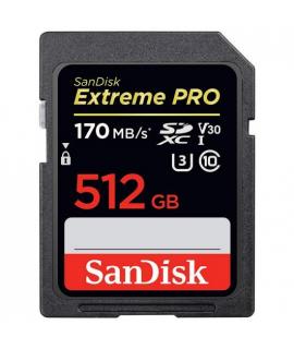 Sandisk Extreme Pro Tarjeta SDHC 512GB UHS-I V30 Clase 10 170MBs