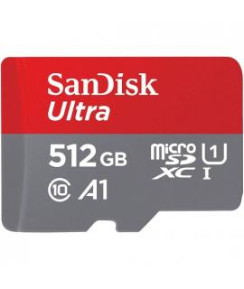Sandisk Ultra Tarjeta Micro SDXC 512GB UHS-I U1 A1 Clase 10 120MBs + Adaptador SD