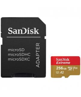 Sandisk Extreme Tarjeta Micro SDXC 256GB UHS-I U3 V30 A2 Clase 10 160MBs + Adaptador SD