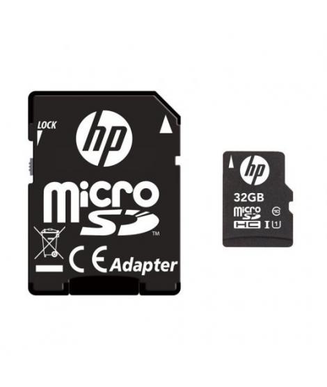 HP mi210 Tarjeta Micro SDHC 32GB UHS-I U1 Clase 10 + Adaptador SD